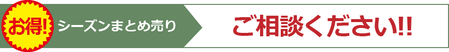 【お得！】シーズンまとめ売り：御相談ください！！